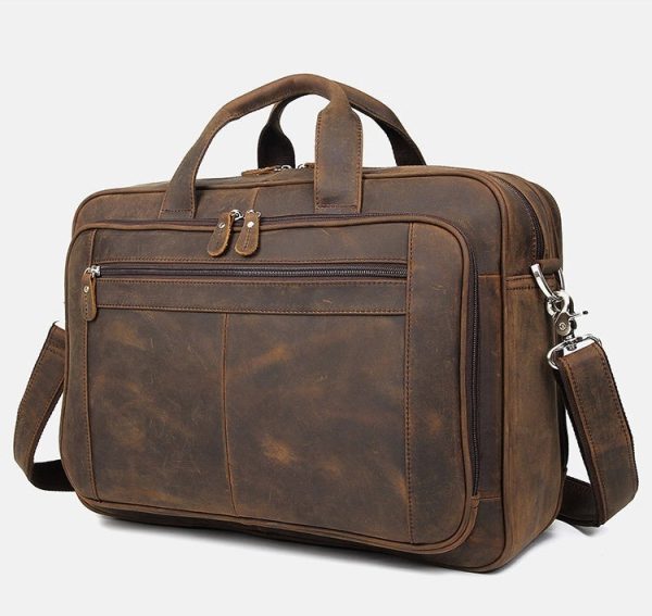 Horse Leather Business Bag - Image 4