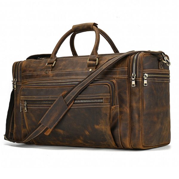 Horse Leather Travel Bag - Image 11