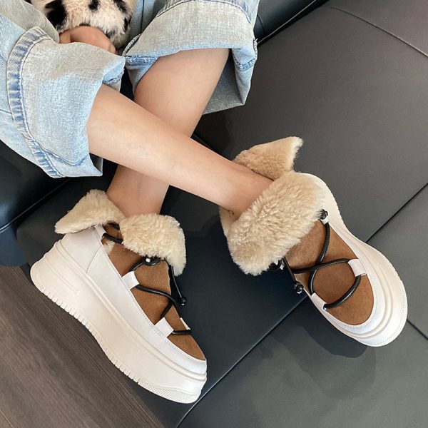 Plush fleece warm boots - Image 2