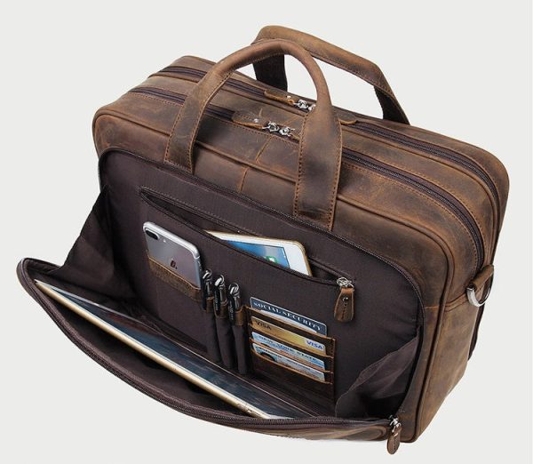 Horse Leather Business Bag - Image 3