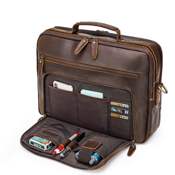 Men's Briefcase Laptop Bag - Image 2