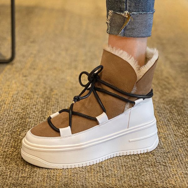 Plush fleece warm boots - Image 5