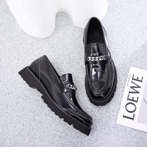 Platform Casual Leather Shoes - Image 3